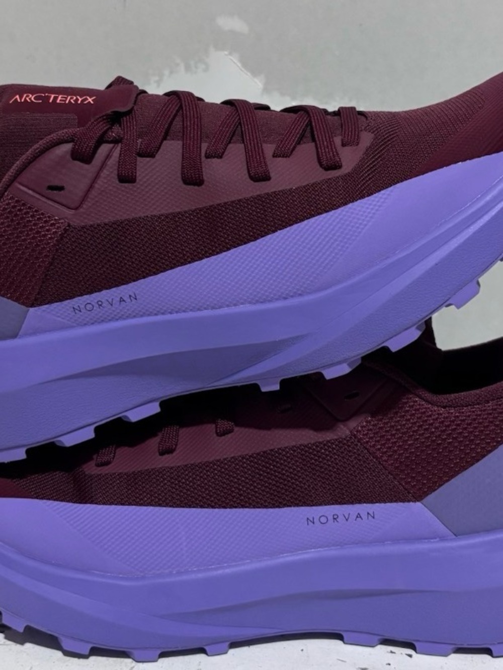 Arc'teryx Norvan Trail Shoe - Burgundy and Purple